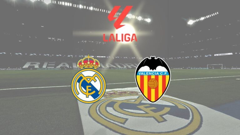 Real Madrid vs Valencia CF en el Santiago Bernabéu durante un partido de LaLiga.
