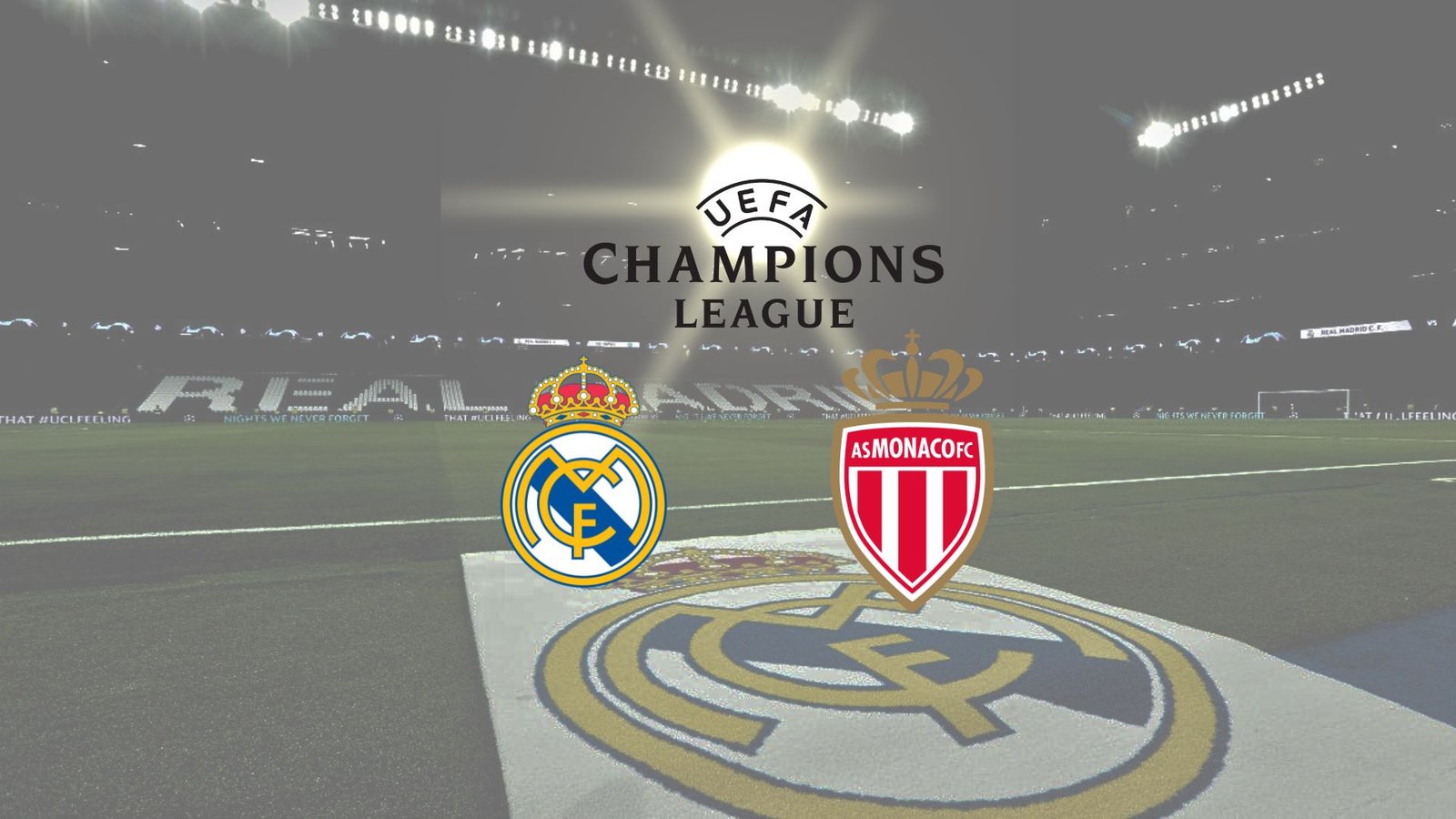 Real Madrid vs Mónaco en la Champions League disputado en el Santiago Bernabéu